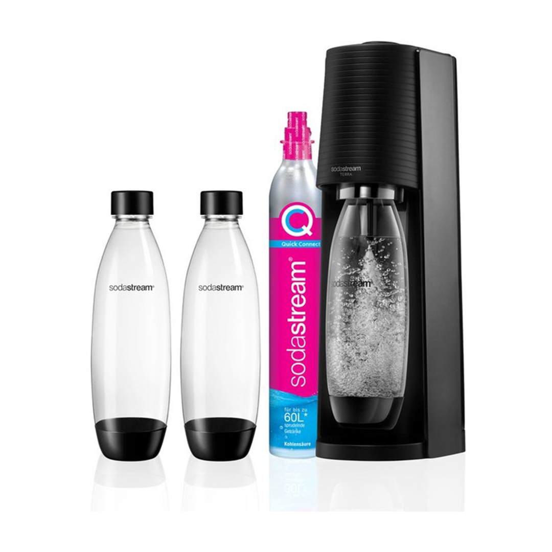 SodaStream Bruiswatertoestel Terra Megapack Zwart