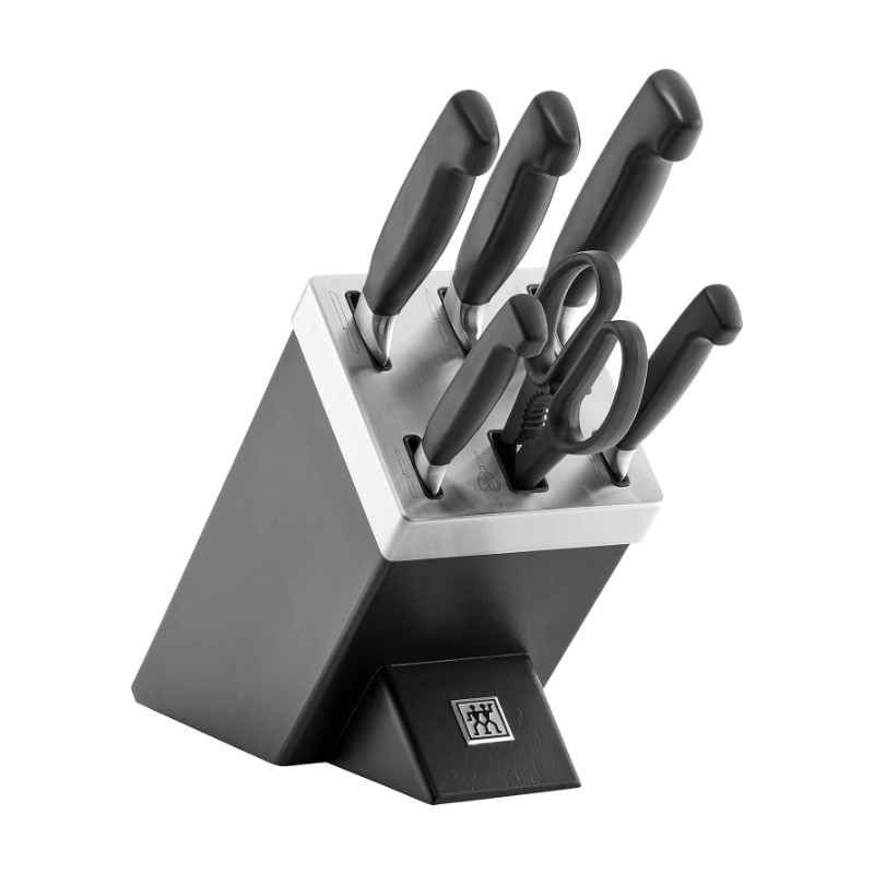 Zelfslijpend Messenblok RVS 7-delig