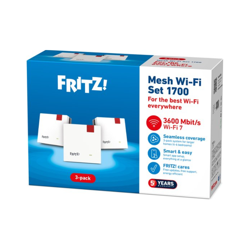 3x Fritz Fritz!Mesh Set 1700 | Wi-Fi 7