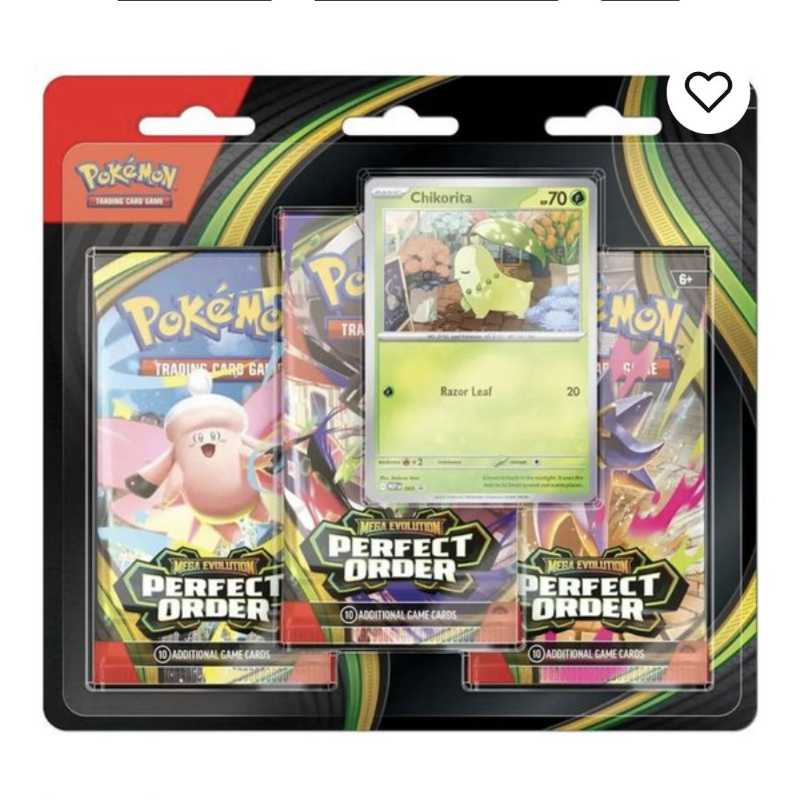 Pokemon Perfect order -3 booster blister