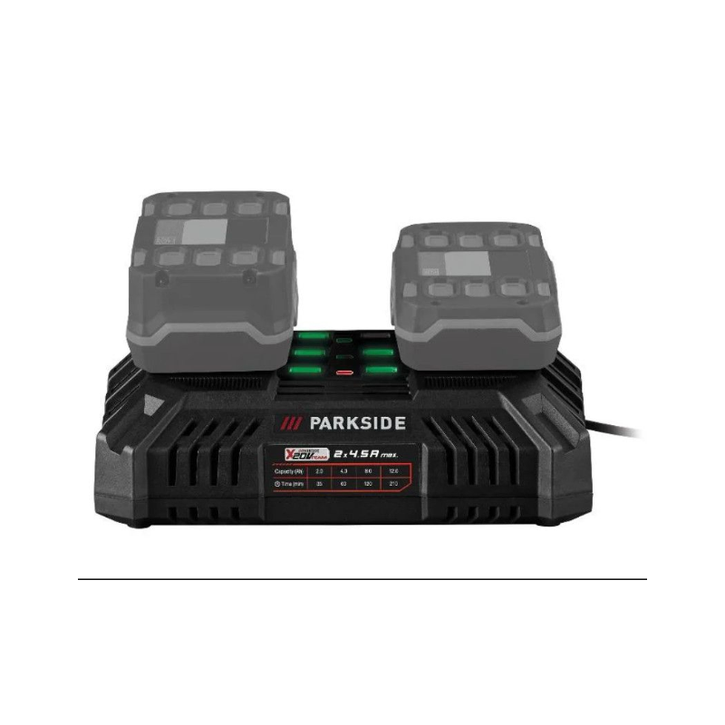 PARKSIDE Dubbele acculader 20 V - 4,5 A