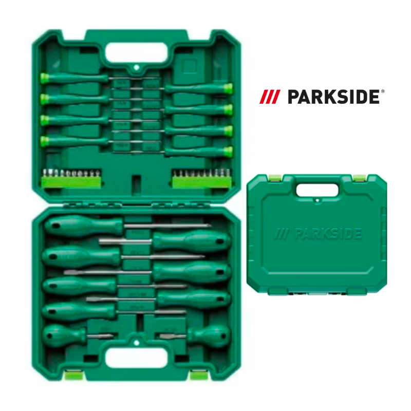 PARKSIDE 37-delige Schroevendraaier- bitset in koffer