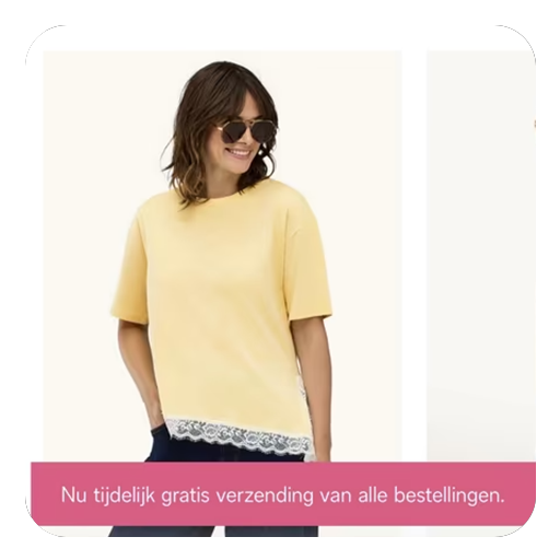 Gratis verzending bij C&A