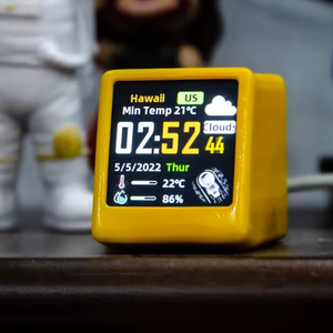 GeekMagic SmallTV Ultra - Slimme WiFi-weerklok