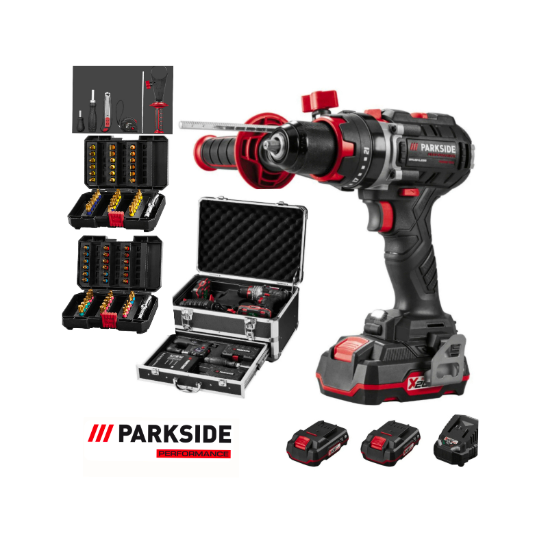 PARKSIDE PERFORMANCE Accu-klopboormachine 20V 64Nm, incl. koffer