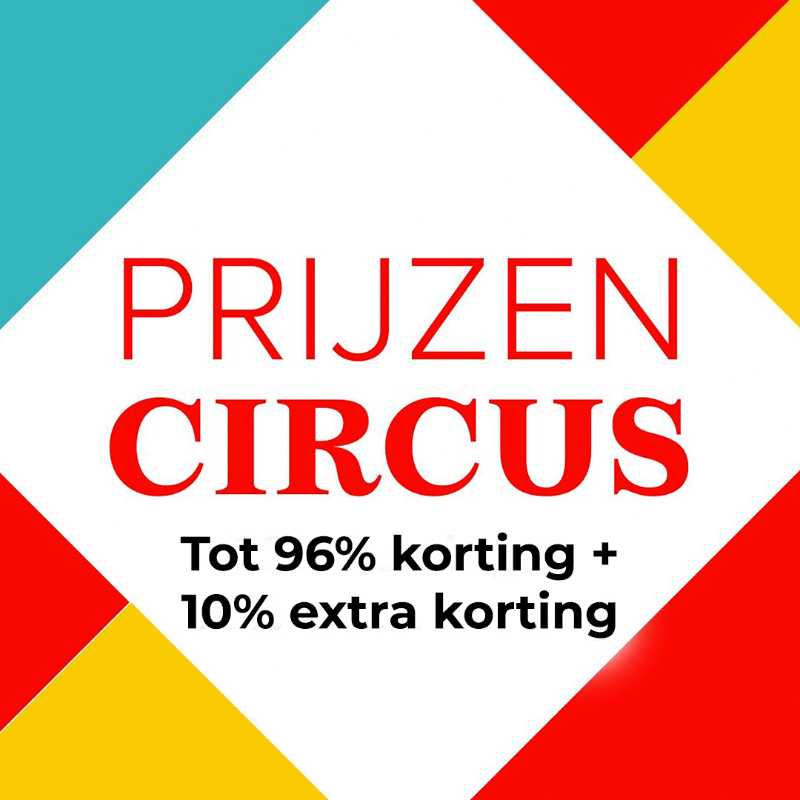 V&D Prijzencircus 90% korting